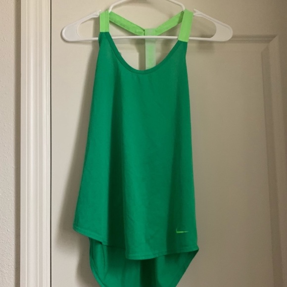 Nike Strappy Tank Green - Picture 3 of 9